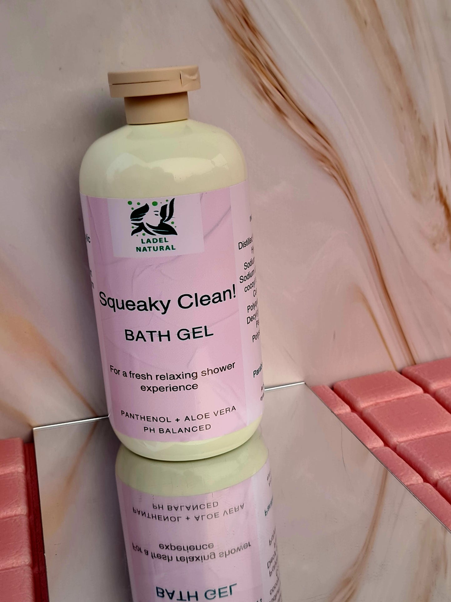 Squeaky clean bath gel